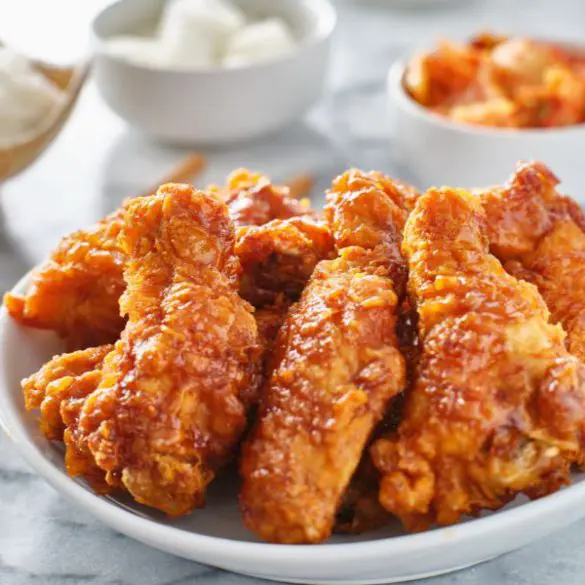 Fried Chicken Wings Without Flour