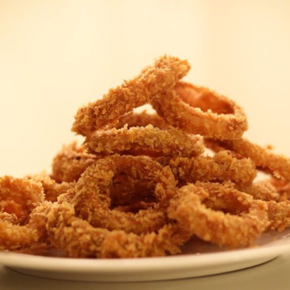 Onion Rings Without Eggs